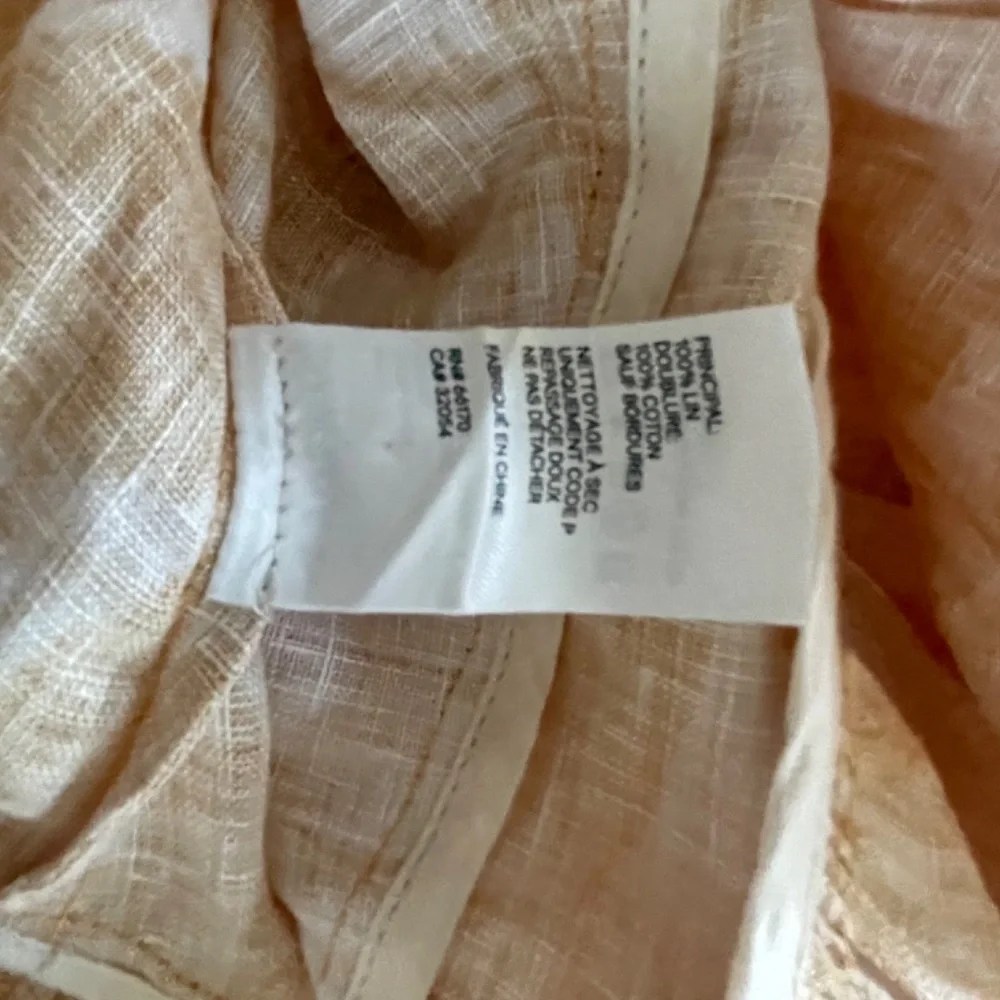 Zimmermann Linen Midi Dress (Mae Belted Ruffled - Yellow/Ivory/White) - Picture 9 of 10